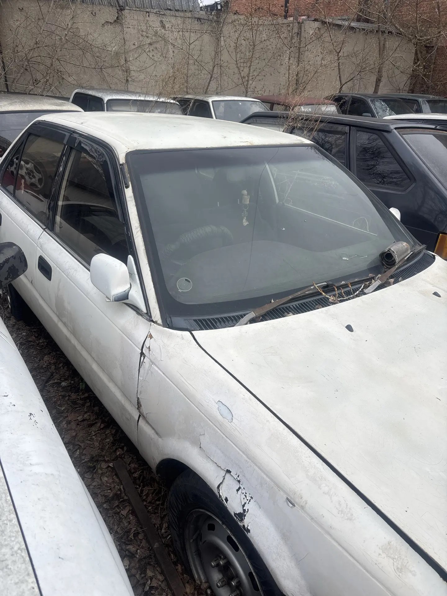 Автомобиль Тойота Corolla, г/н К205НО124, 1988 г.в., кузов № АЕ910013916, двигатель № Н398144, цвет белый, комплектность и состояние не проверялась данное имущество обращено в доход государства, находится в г. Канск (Документы отсутствуют)