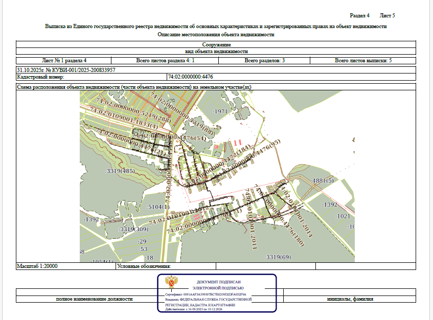 Сооружение - Газоснабжение жилых домов д. Акбашева, Аргаяшского района, Челябинской области, протяженностью – 10 848,0 м, кадастровый номер 74:02:0000000:4476, по адресу: Челябинская область, Аргаяшский район, д. Акбашева, ул. Салавата Юлаева, ул. Молодежная, ул. Хафиза Кушаева, ул. Валидова, ул. Дорожная, ул. Солнечная, ул. Новая, ул. Речная, ул. Труда, пер. Кировский