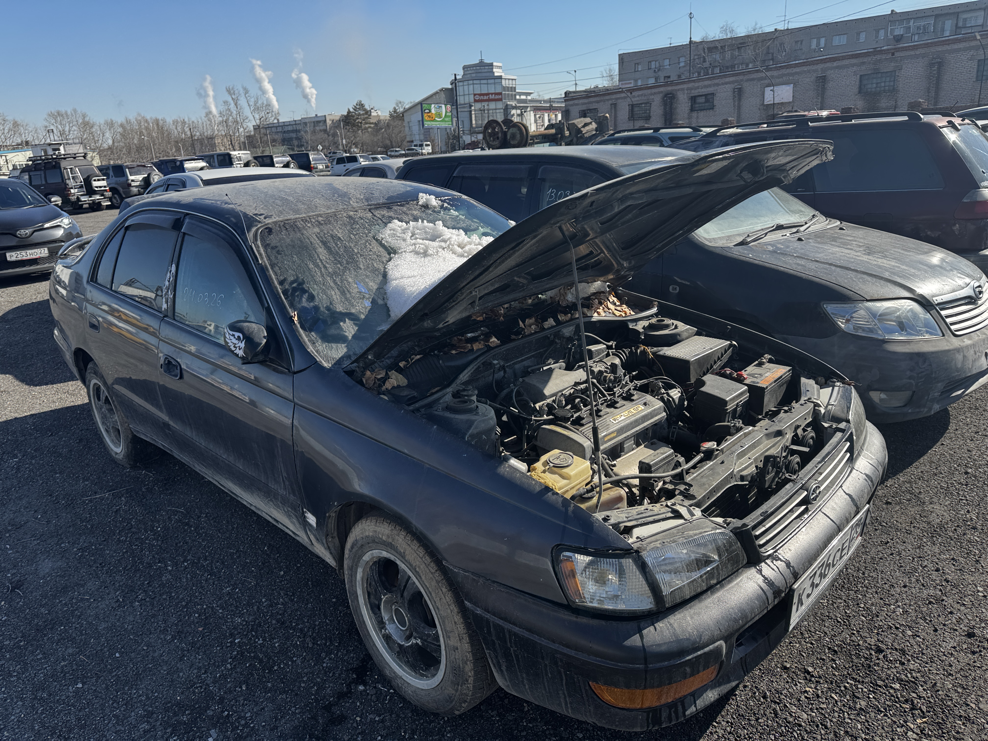Автомобиль марки Toyota Corona, г/н K336CE28 , № кузова AT1900112151