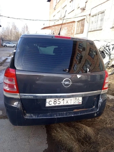 Транспортное средство Опель ZAFIRA, г.р.з. С851ХТ86, цвет серый, VIN:XWF0AHM75D0001822, 2012 г.в.