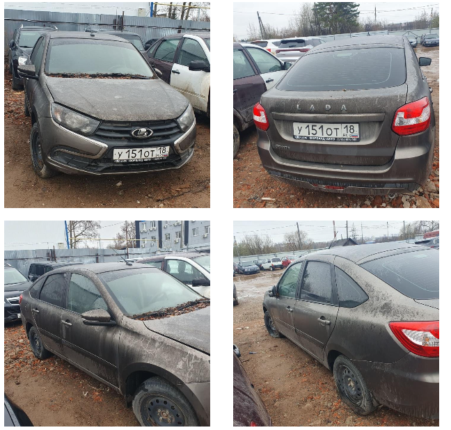 Легковой автомобиль LADA 219170 LADA GRANTA, 2021 года выпуска, государственный номер У151ОТ18, идентификационный номер (VIN) XTA219170N0426048, № двигателя 4682829, рабочий объём двигателя – 1596 куб. см, мощность двигателя 106,08 л.с., 78 кВт.