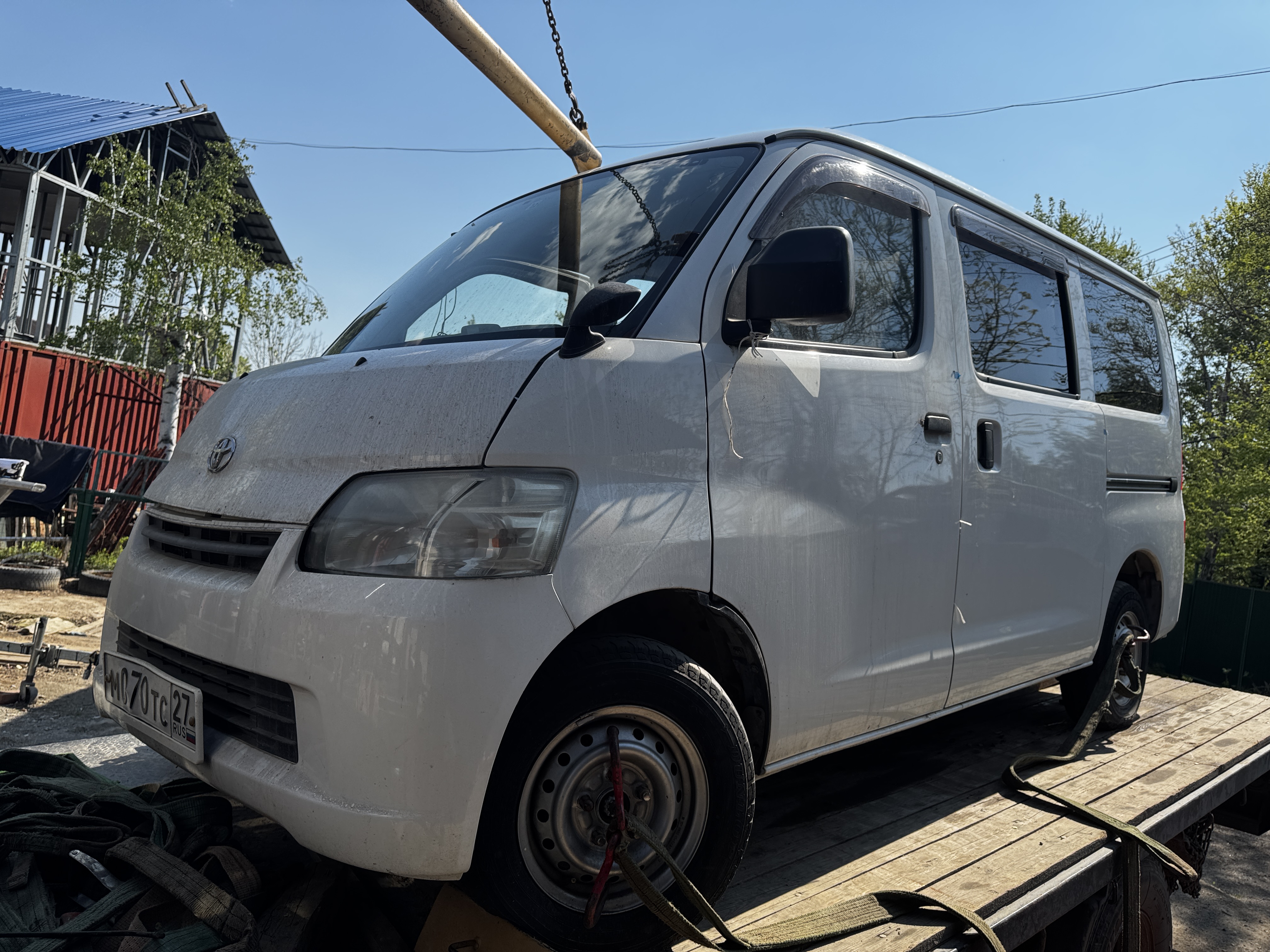 Автомобиль марки Toyota Town Ace,г /н М070ТС27, г.в. 2016, № кузова S412M0019584,цвет белый. После ДТП, не на ходу.
