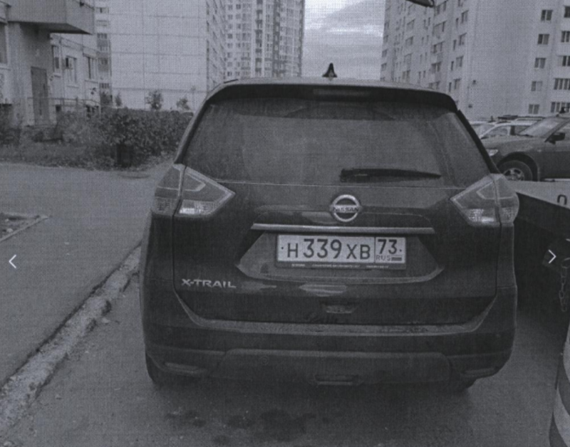 НИССАН X-TRAIL, 2018 г.в., г/н Н339XB73, VIN: Z8NTANT32ES064158.