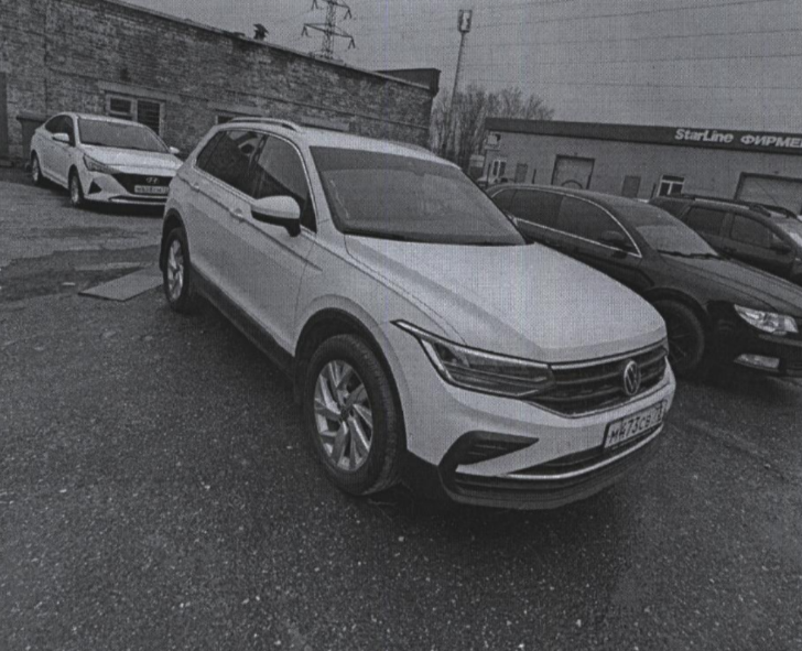 VOLKSWAGEN TIGUAN, 2021 г.в., г/н М473СВ73, VIN: XW8ZZZ5NZMG010606.