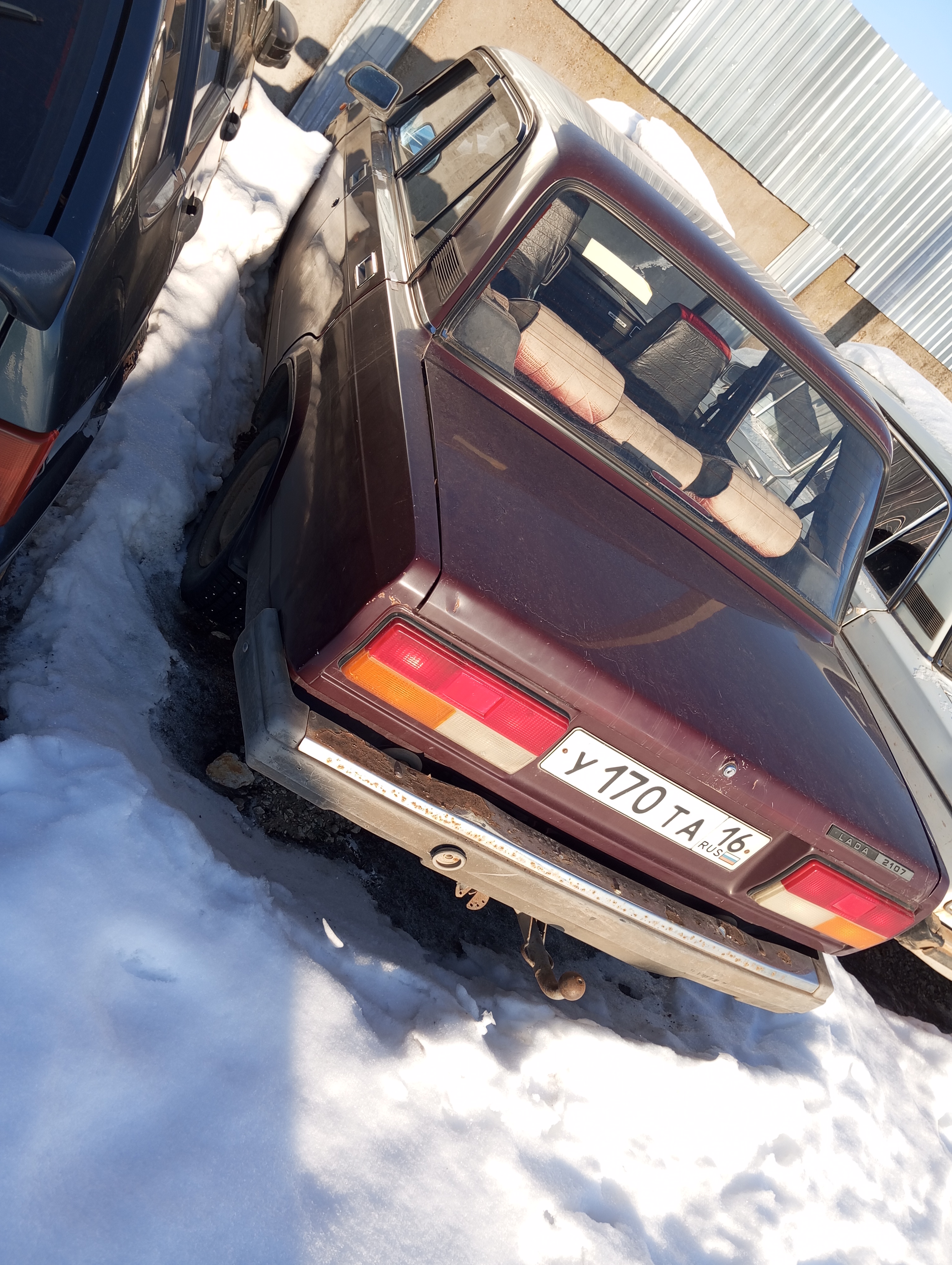 Автомобиль ВАЗ 21070, г/н У170ТА16, VIN X7D21070050049734