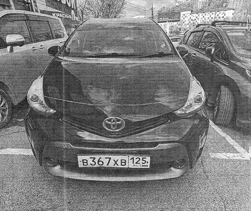 АМТС Toyota Prius Alpha Hybrid, г.в.2015, г/н В367ХВ125, VIN ZVW413389438, №кузова ZVW413389438, №двиг.2ZR6420197, соб-к Темиров У.Ч.