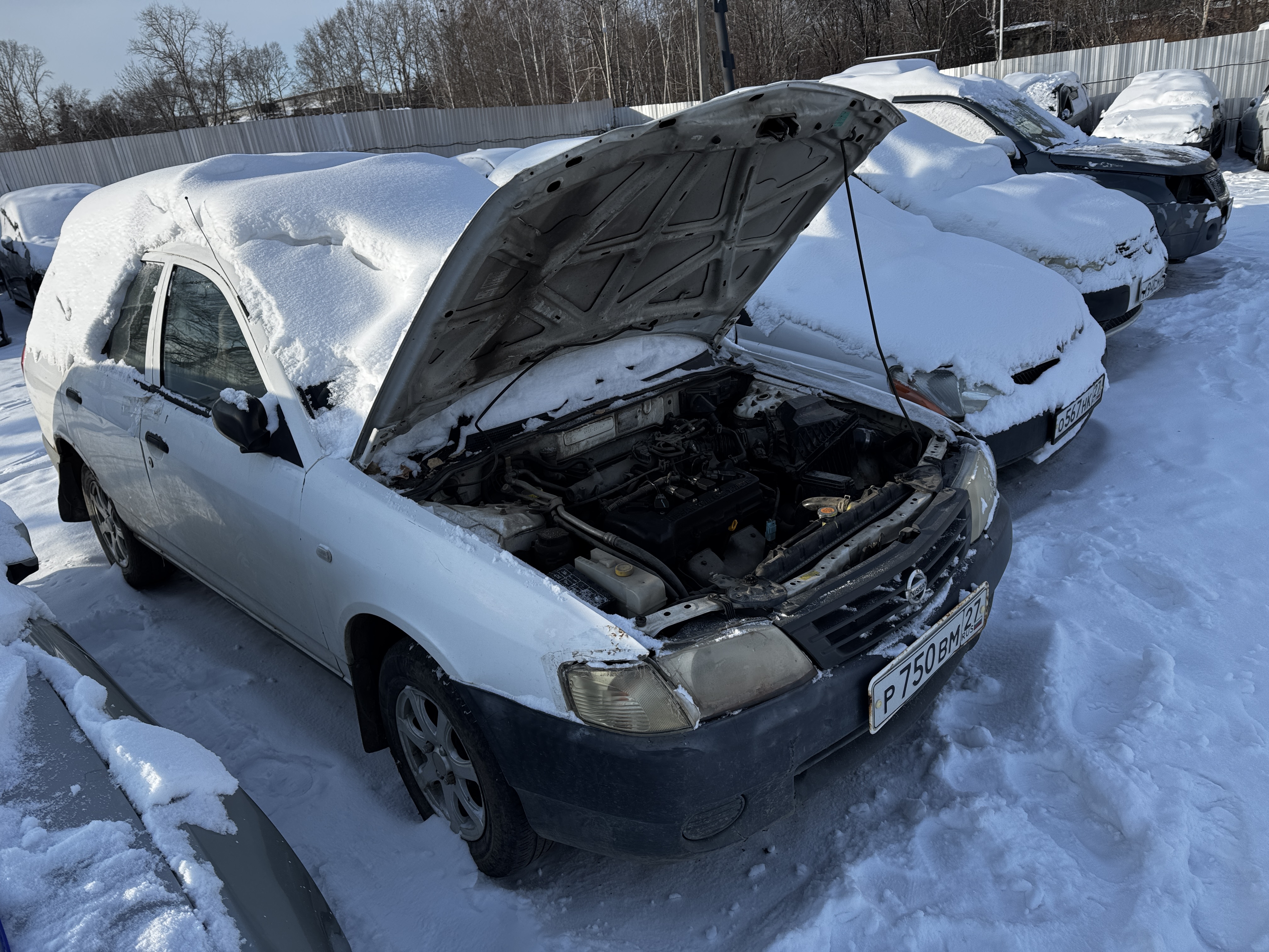 Автомобиль марки Ниссан АД (Nissan AD), г/н Р750ВМ27, по карточке тс 2001 г.в., № кузова VY11201867