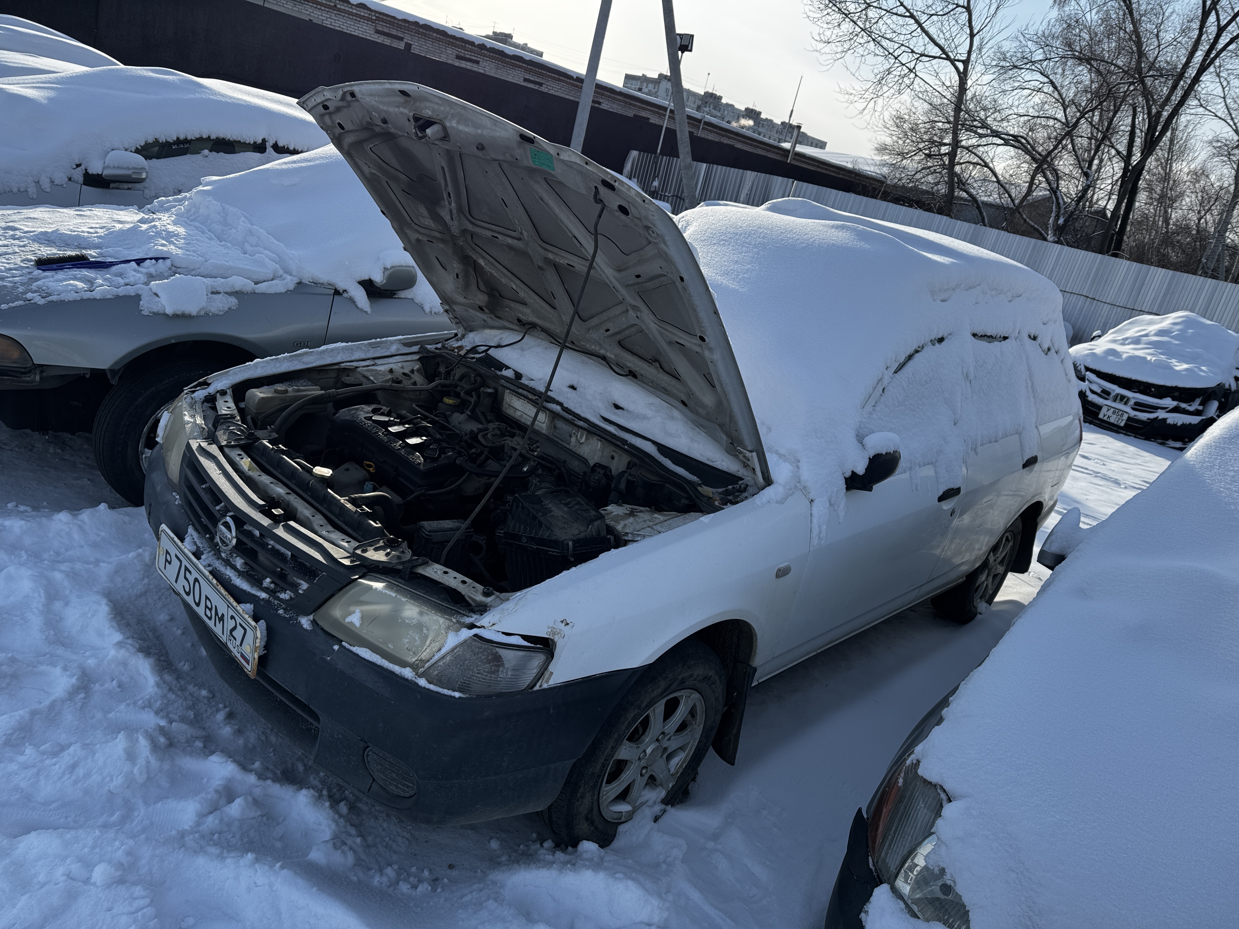 Автомобиль марки Ниссан АД (Nissan AD), г/н Р750ВМ27, по карточке тс 2001 г.в., № кузова VY11201867