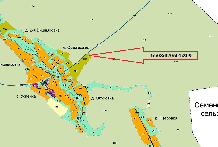 На право заключения договора аренды земельного участка из земель сельскохозяйственного назначения, находящегося в собственности муниципального образования "Успенский сельсовет" Касторенского района Курской области