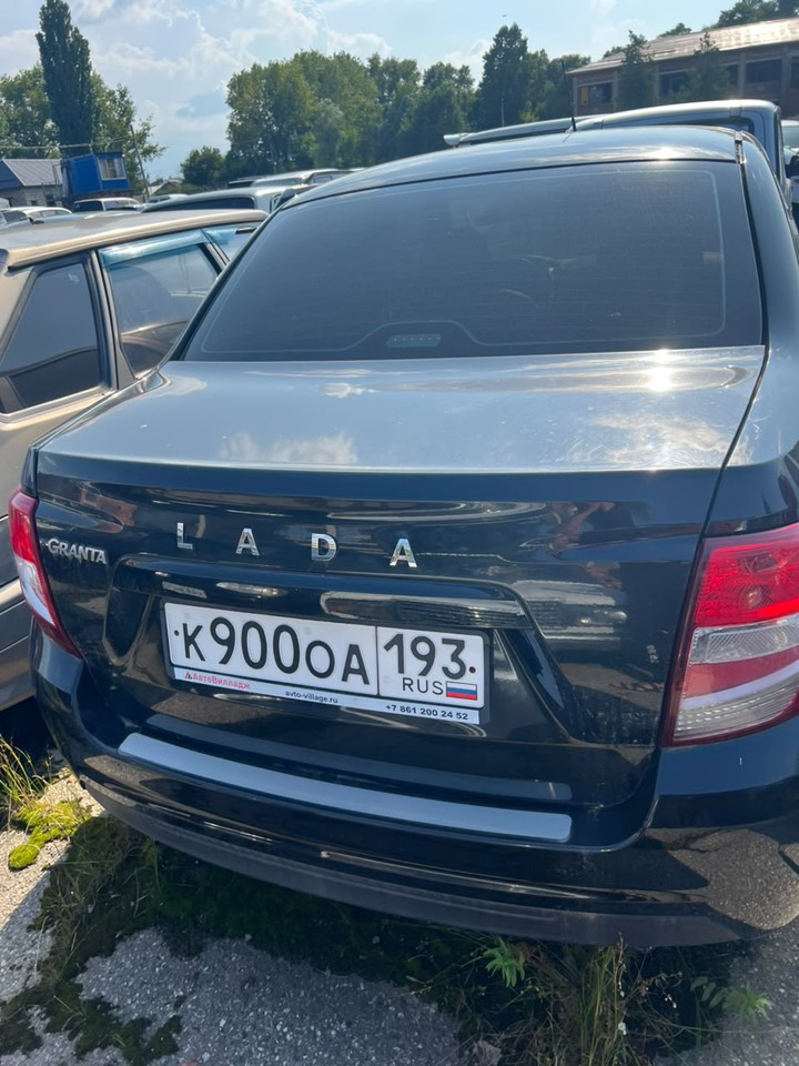 Автомобиль Лада гранд г.н К900ОА193. Документы отсутствуют.
