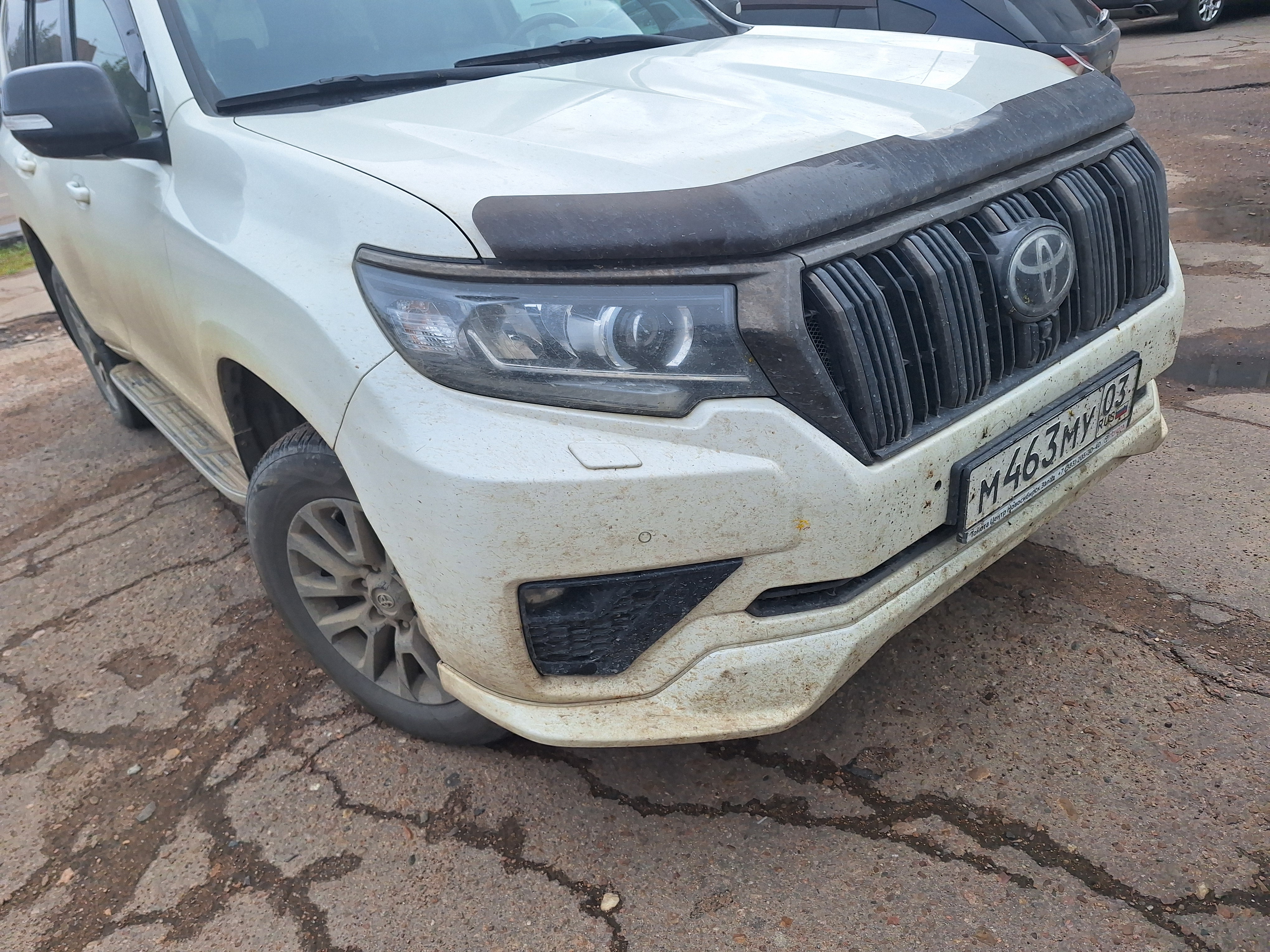 Транспортное средство Toyota Land Cruiser 150, 2020 года выпуска, цвет - белый, идентификационный номер (VIN) JTEBR3FJ705016565, государственный регистрационный номер М463МУ03.