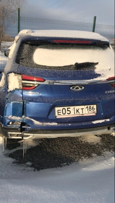 Автомобиль марки CHERY TIGGO 4, г.р.з. Е051КТ186.