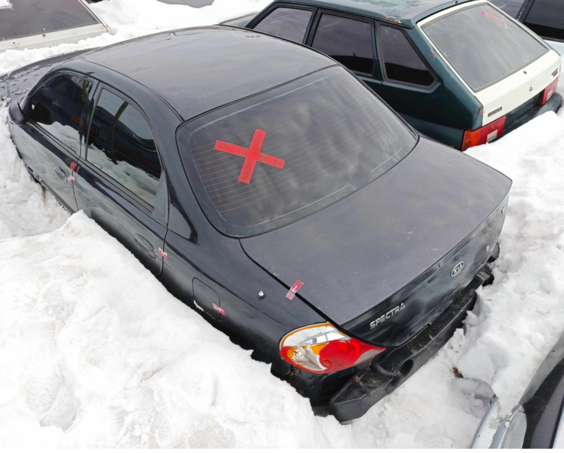 Автомобиль Киа Спектра, г/н У481СА02, 2007 г.в., VIN:XWKFB227270039403
