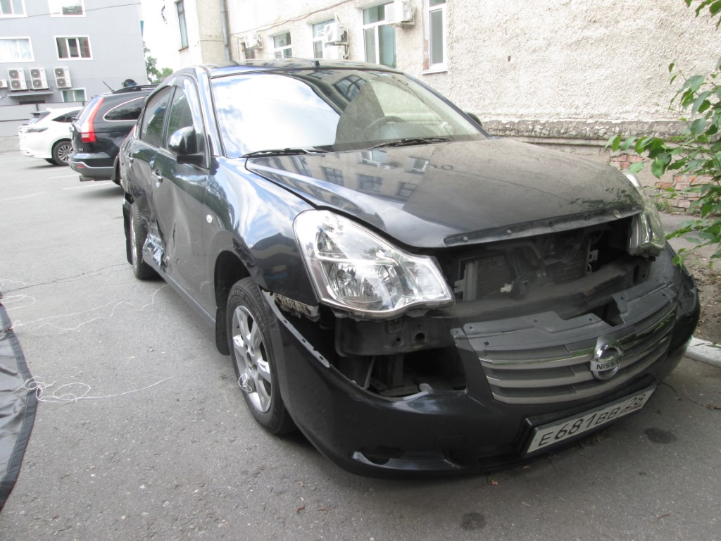 Автомобиль легковой NISSAN ALMERA, идентификационный номер (VIN) Z8NAJL01053303529, год изготовления 2015, государственный регистрационный знак Е681BB28; модель, номер двигателя: К4МС697 D083631; номер кузова (кабины, прицепа): Z8NAJL01053303529; шасси (рама) № отсутствует; цвет кузова: черный. Адрес (местоположение) – Амурская область, город Белогорск.