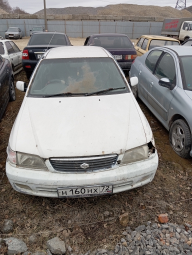 Автомобиль TOYOTA CORONA г.р.з. Н160НХ72 1998г.в., белого цвета номер кузова CT2110001207
