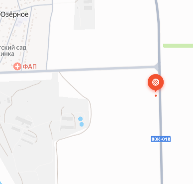 РФ, РБ, Абзелиловский район, СП Краснобашкирский сельсовет, в 70 м от перекрестка а/д Центральная усадьба «Красная Башкирия» - Озерное - Кусимовский Рудник, по направлению в с. Красная Башкирия
