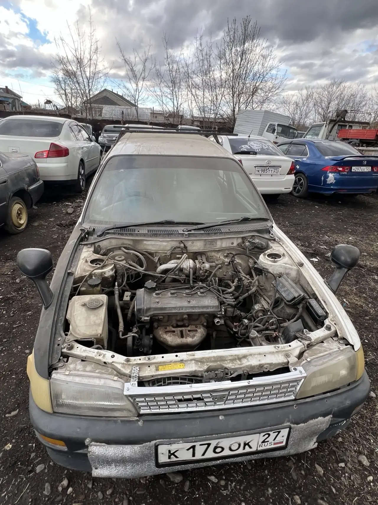 Автомобиль марки Toyota Corolla, К176ОК27 г/н, 2000 г.в., № кузова ЕЕ1020073866, цвет белый