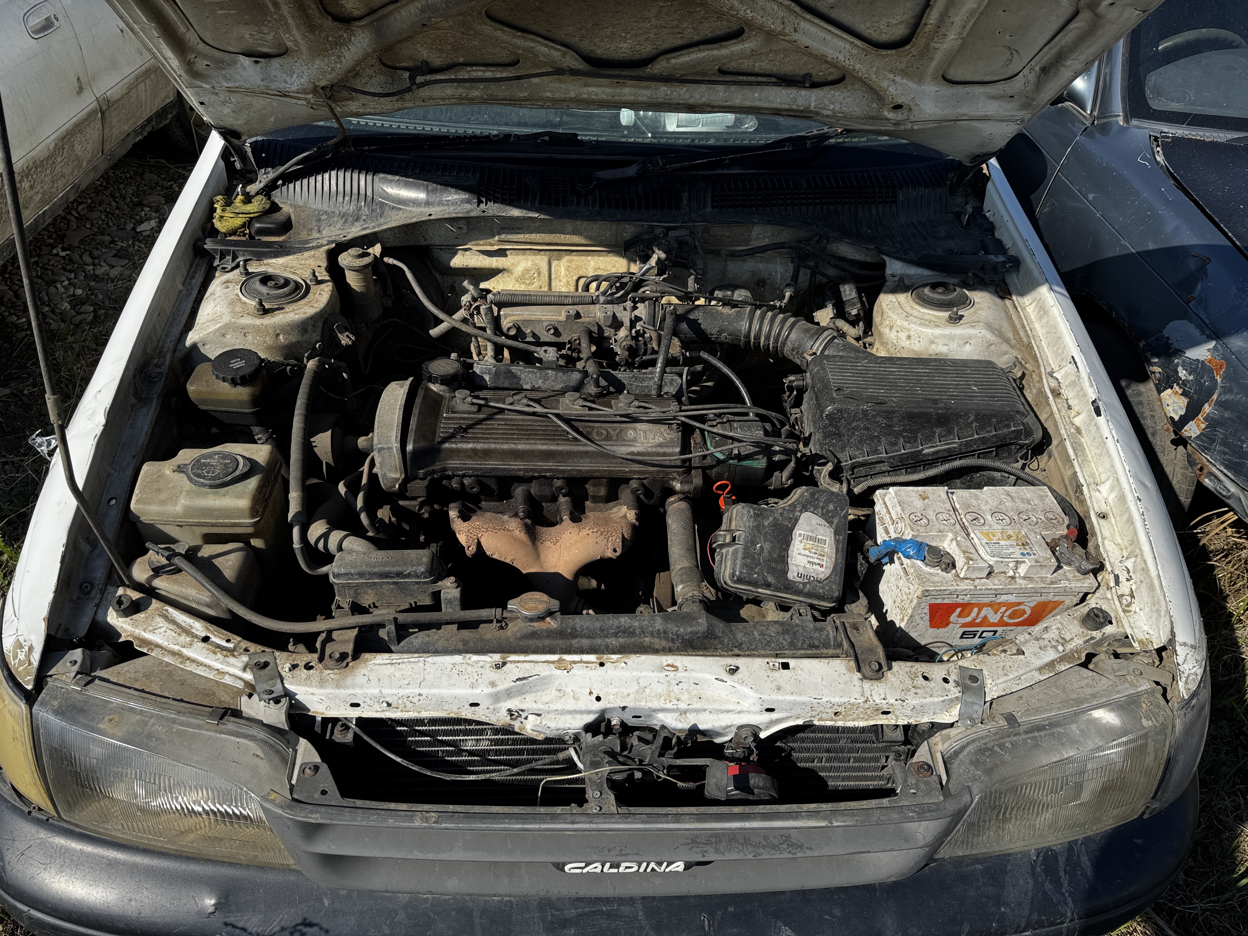 Автомобиль марки Toyota Caldina, г/н H307BT27 ,1993 г.в., № кузова ET1960004252, цвет белый