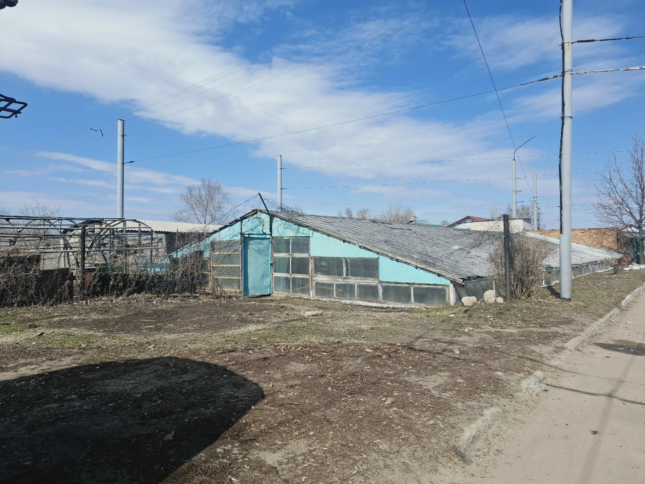 Право заключения договора купли-продажи теплицы
