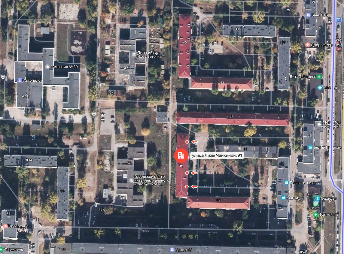 Квартира (жилое помещение), площадь 58,3 кв.м., этаж № 2, кадастровый № 63:09:0201059:10792, адрес: Самарская обл., г. Тольятти, Комсомольский р-н, ул. Лизы Чайкиной, д. 91, кв. 8