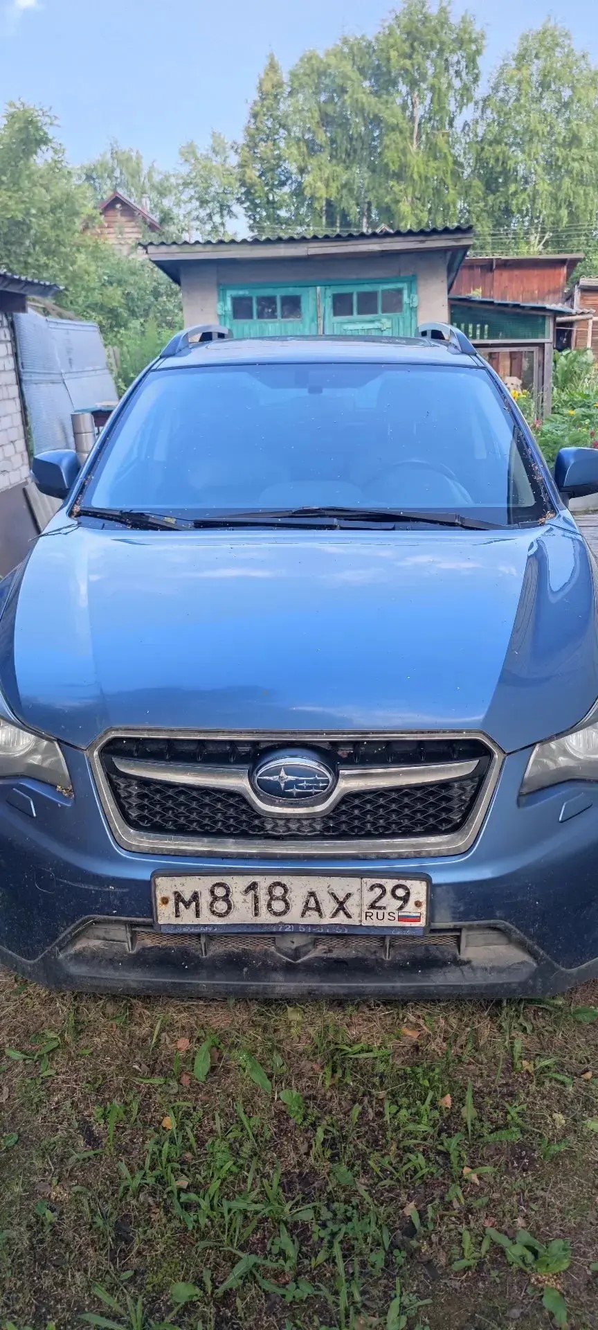 Транспортное средство Subaru Impreza XV, 2014 года выпуска, цвет - синий, VIN: JF1GР7LС5ЕG105150, государственный номер М818АХ29