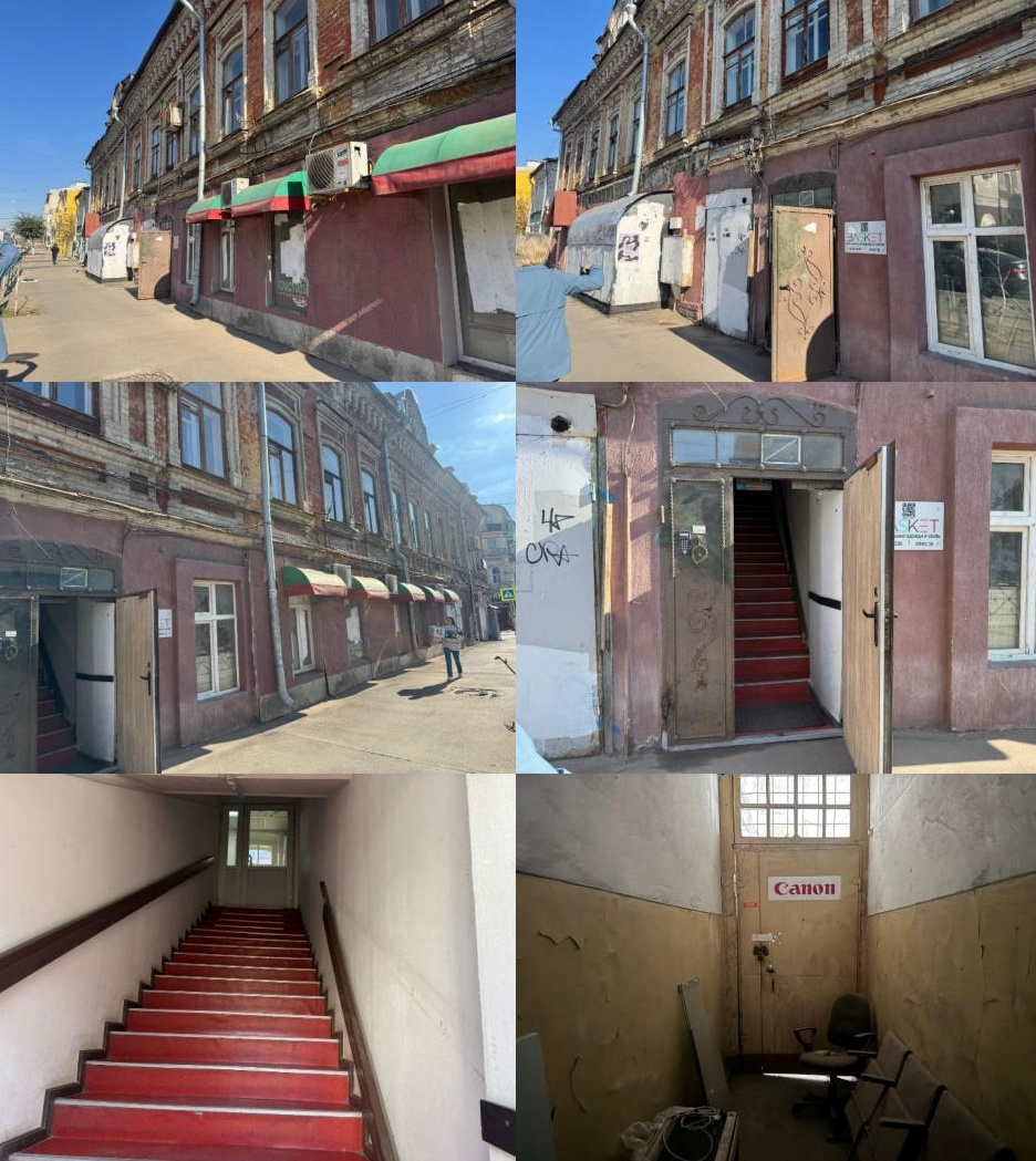 Нежилое помещение площадь 52,3 кв.м этаж № 2, по адресу: г. Самара, Самарский район, ул. Фрунзе, д. 67-69/ул.Венцека, д. 36