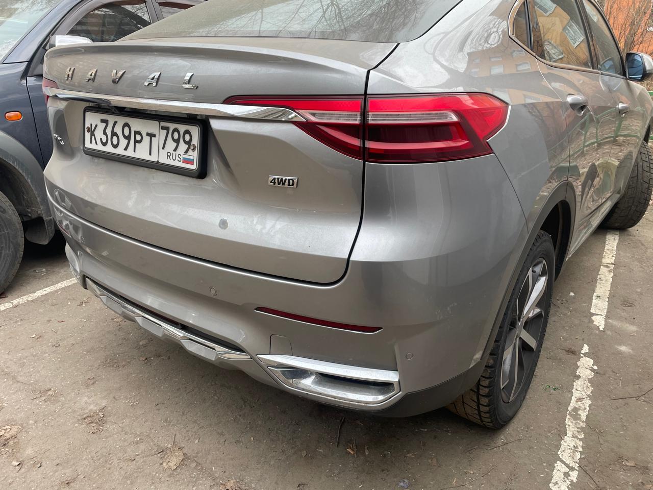 АМТС HAVAL F7X CC6467UM22B, 2020гв, г/н К369РТ799, VIN XZGFF04A5LA601674