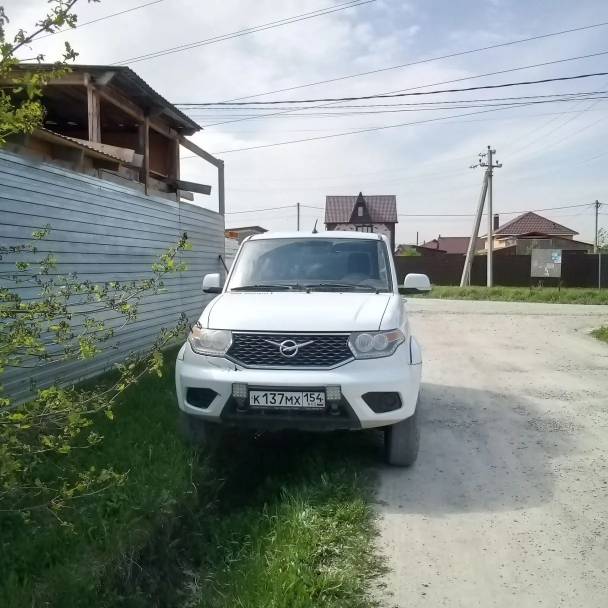 Легковой автомобиль UAZ PATRIOT, 2019 г.в., г/н: К137МХ154, VIN: XTT316300L1016801, цвет-белый (залог)