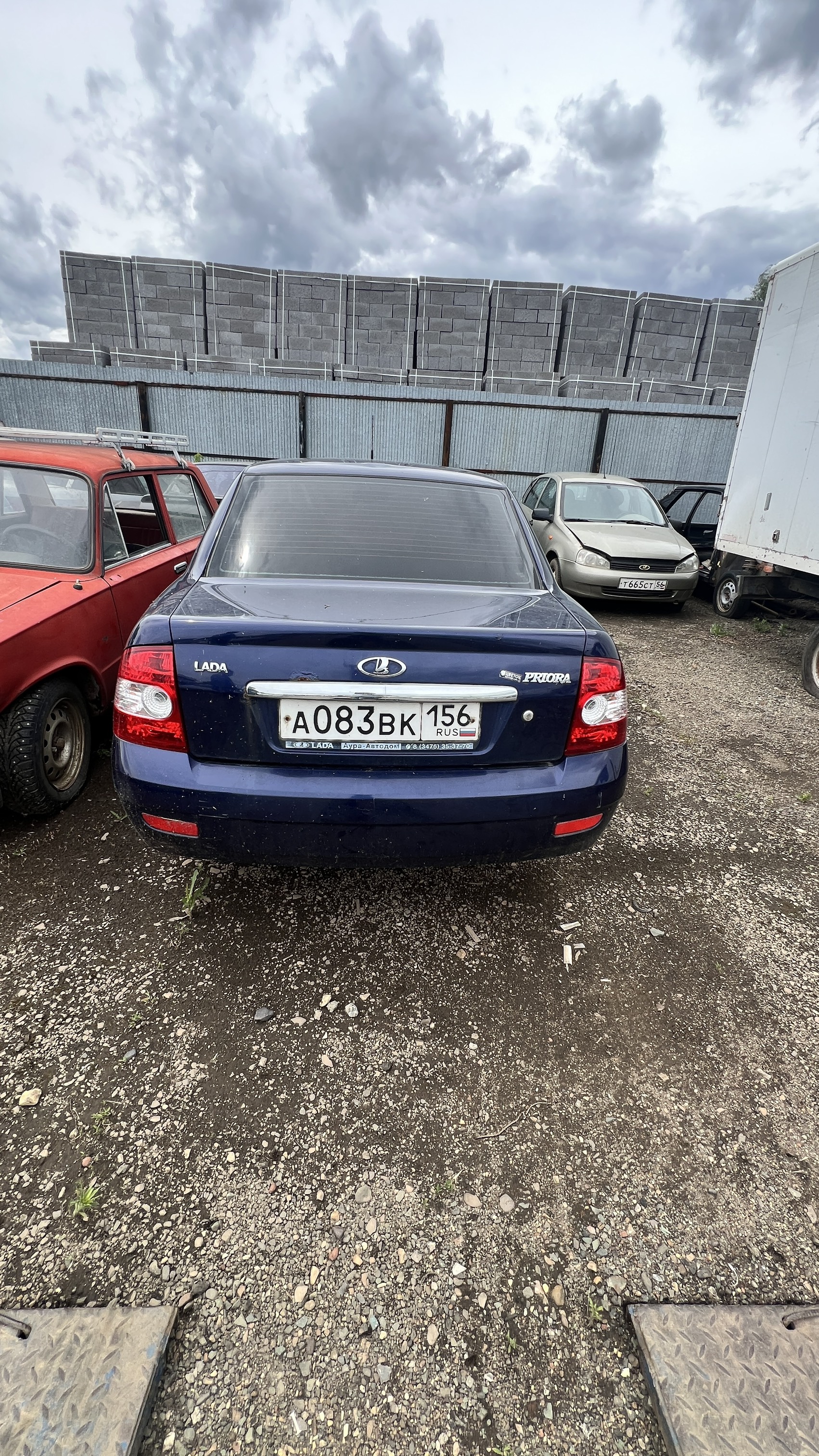 Автомобиль марки LADA 217030 Lada Priora, 2013 г/в, г/н А 083 ВК 156, VIN XTA217030D0D0442644, в кузове синего цвета
