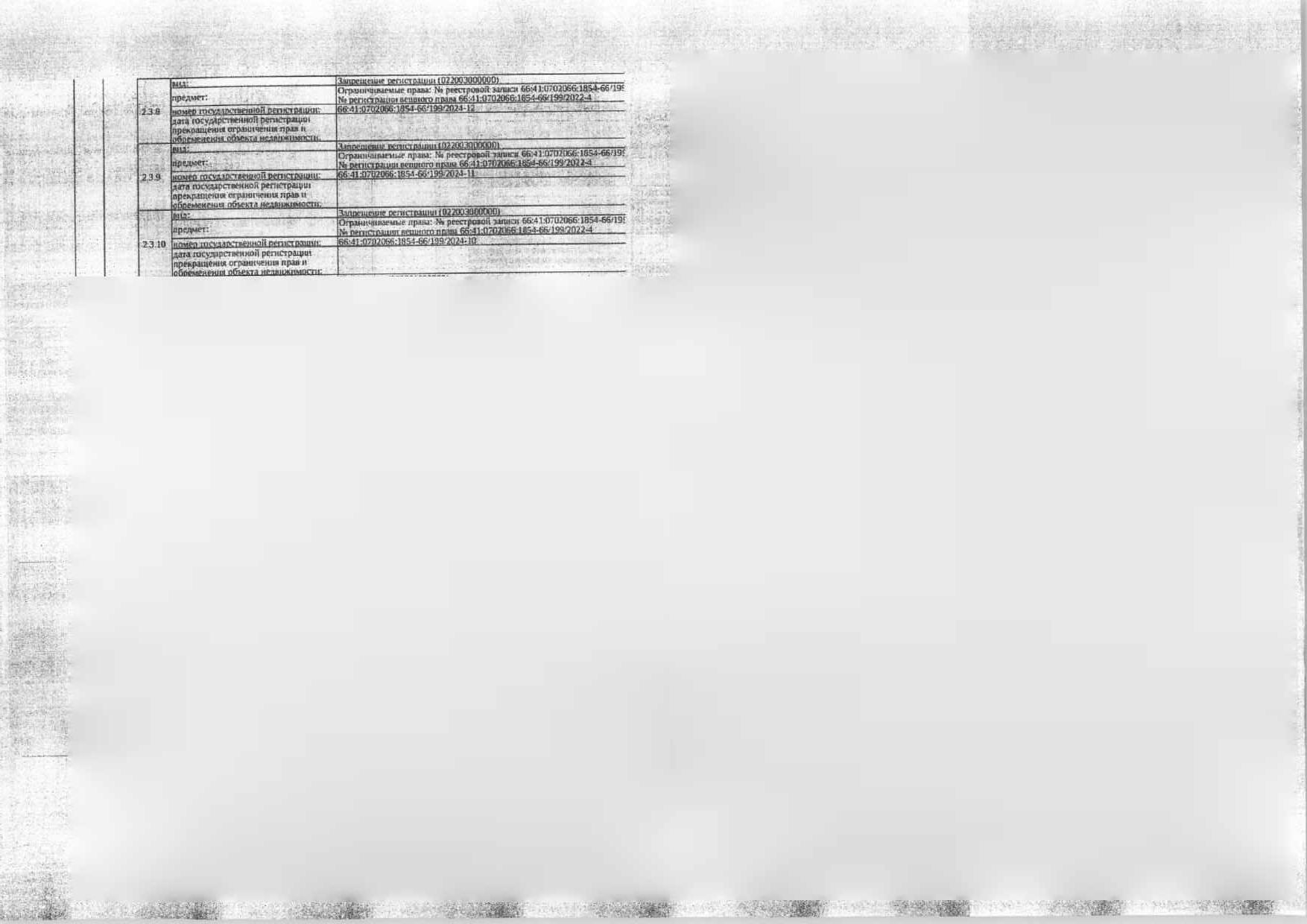 Жилое помещение (квартира), площадь 63,5 кв.м., кадастровый номер: 66:41:0702066:1854, г. Екатеринбург, пер. Парковый, д. 39, корп. 4, кв. 116, рег.№ 03-692/26