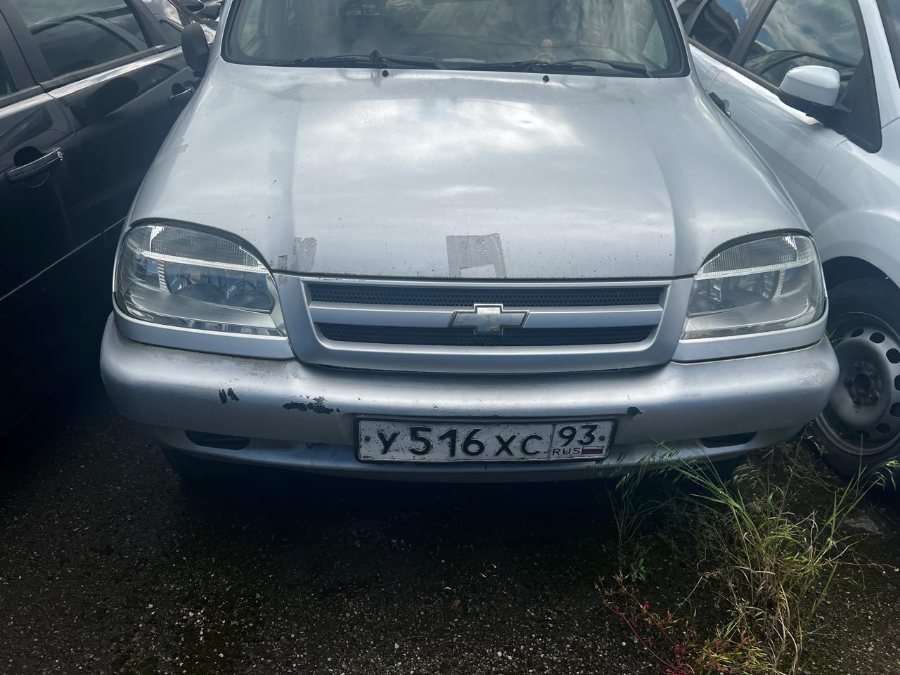 Автомобиль Chevrolet Niva 2123, г/н У516ХС, 2008 г.в., VIN X9L21230090262029. Документы отсутствуют.