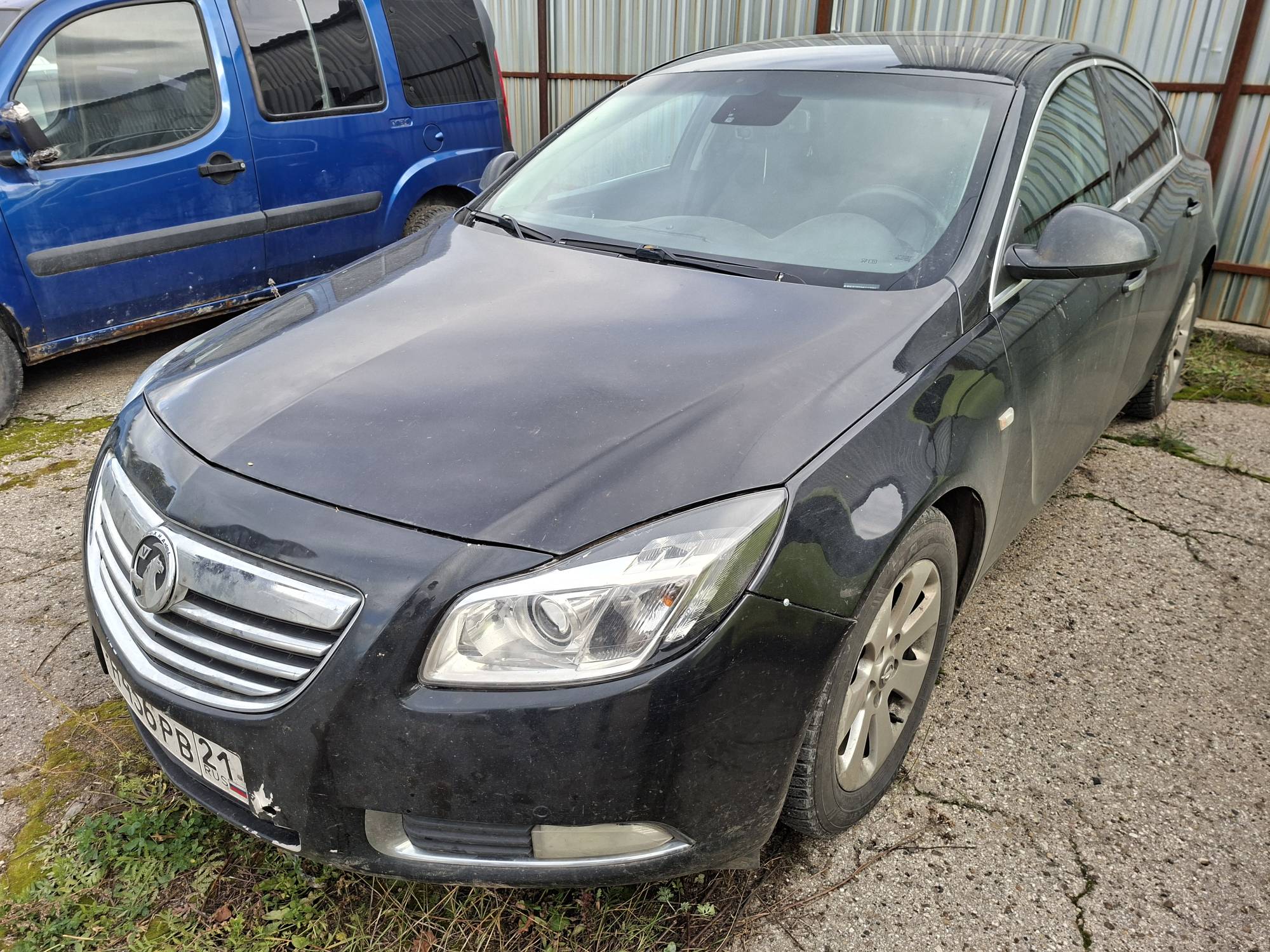 АМТС Опель Инсигния, 2010 г.в., г/н Н456РВ21, VIN W0LGT5EE0A1112394, черного цвета