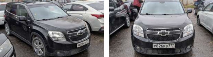 Автомобиль Chevrolet Orlando, год выпуска не установлен, г/н Р826КВ777.