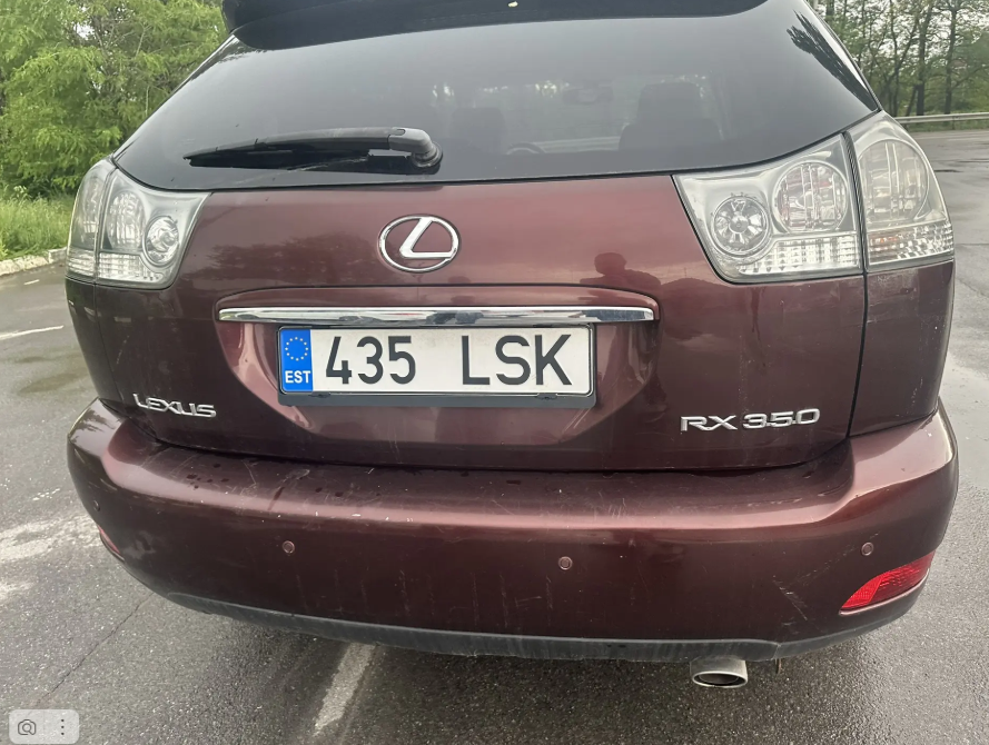Автомобиль LEXUS RX350, 2007 г.в. (годные остатки)