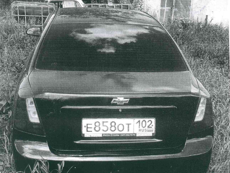 Автомобиль Шеволе Лачетти г/н: Е858ОТ102, VIN KO1NF197J8K863923