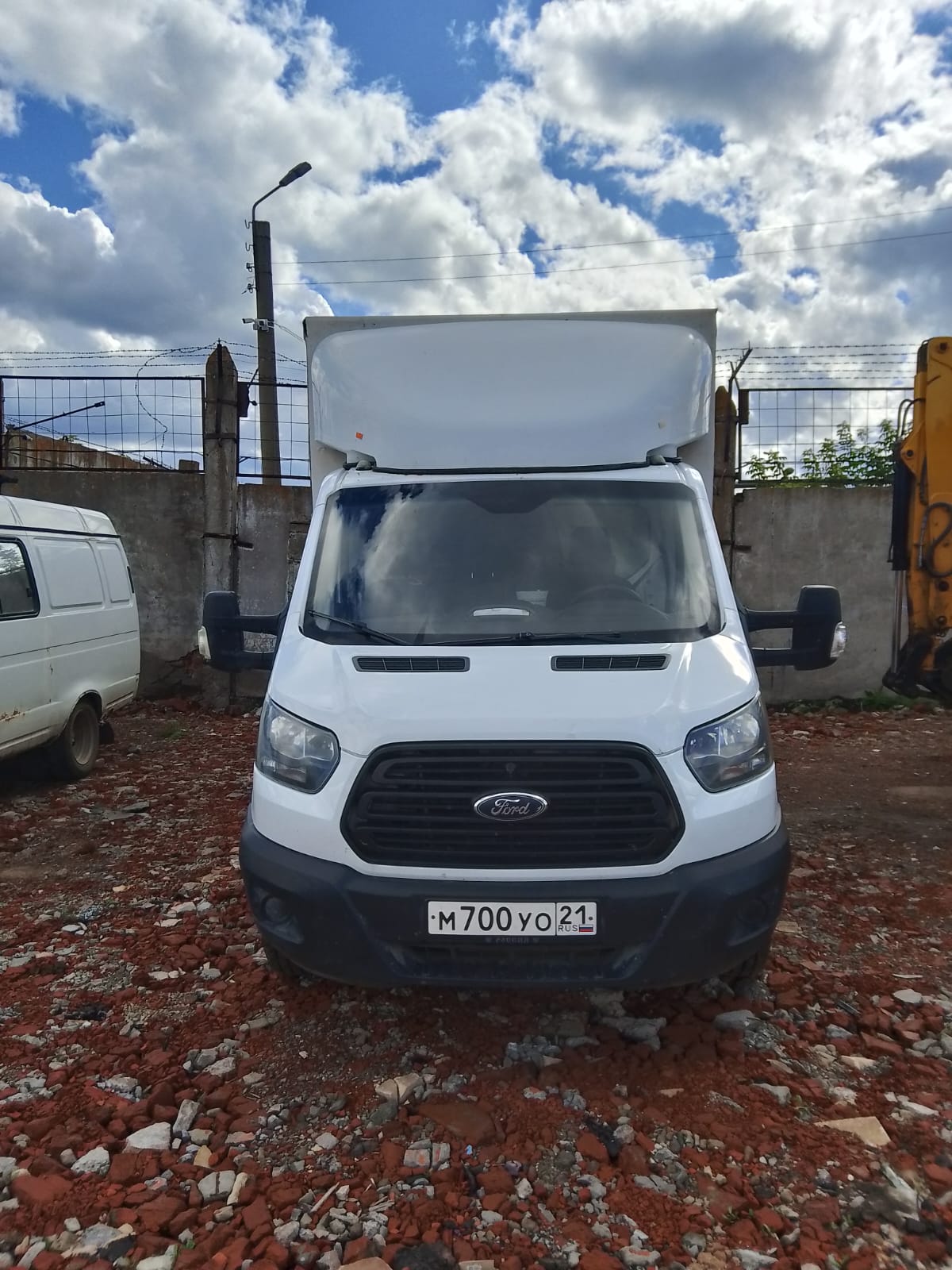 АМТС Ford Transit, 2019 г.в., г/н М700УО21, VIN X2FDXXESGDKU40625, цвет белый