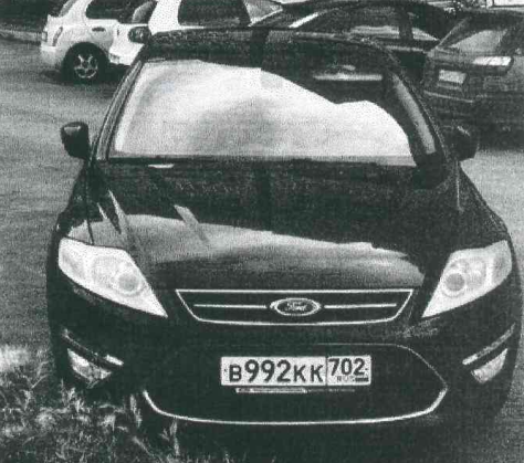 Автомобиль марки форд MONDEO, 2012 Г.В. г/н B992KK,VIN X9FDXXEEBDCY51861