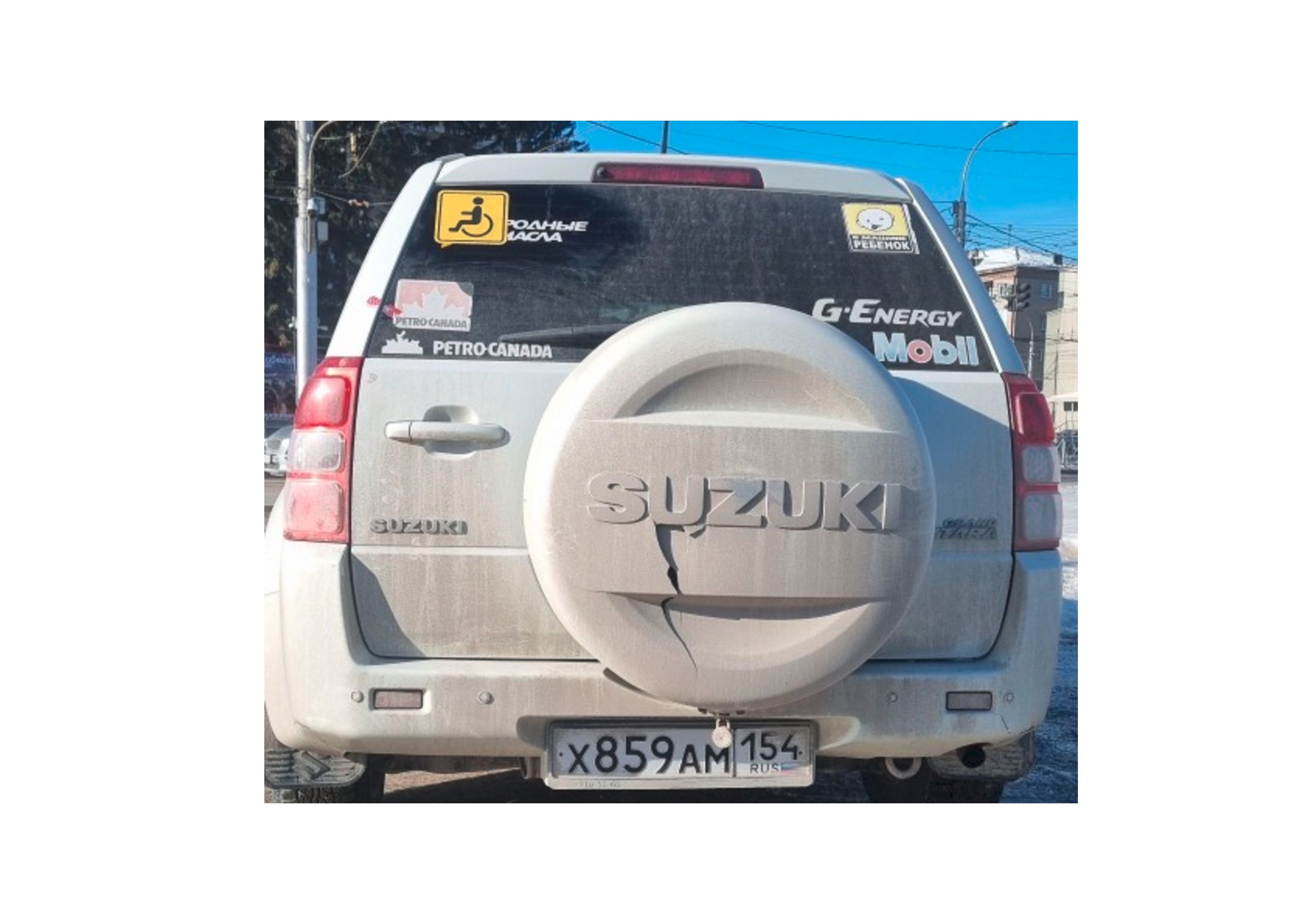 Легковой автомобиль Suzuki Grand Vitara, 2011 г.в., г/н Х859АМ154, VIN: JSAJTD54V00619758, цвет белый (арест, повтор)