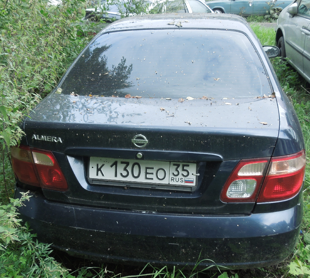 Автомобиль марки "Ниссан Алмера" грз: К130ЕО35, VIN: SJNBBAN16U2686983.