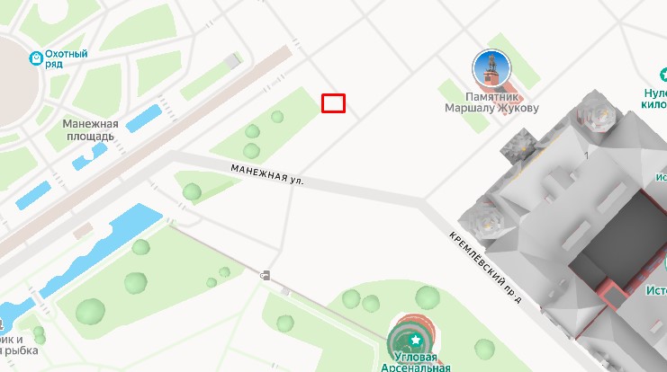 Нестационарный торговый объект "Тележка" по адресу: г. Москва, Манежная площадь, вл. 1А , специализация "Мороженое", общей площадью 2,5 кв. м