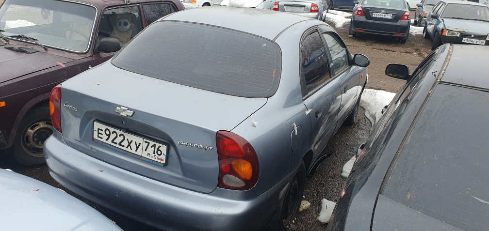 Автомобиль марки CHEVROLET LANOS (922)