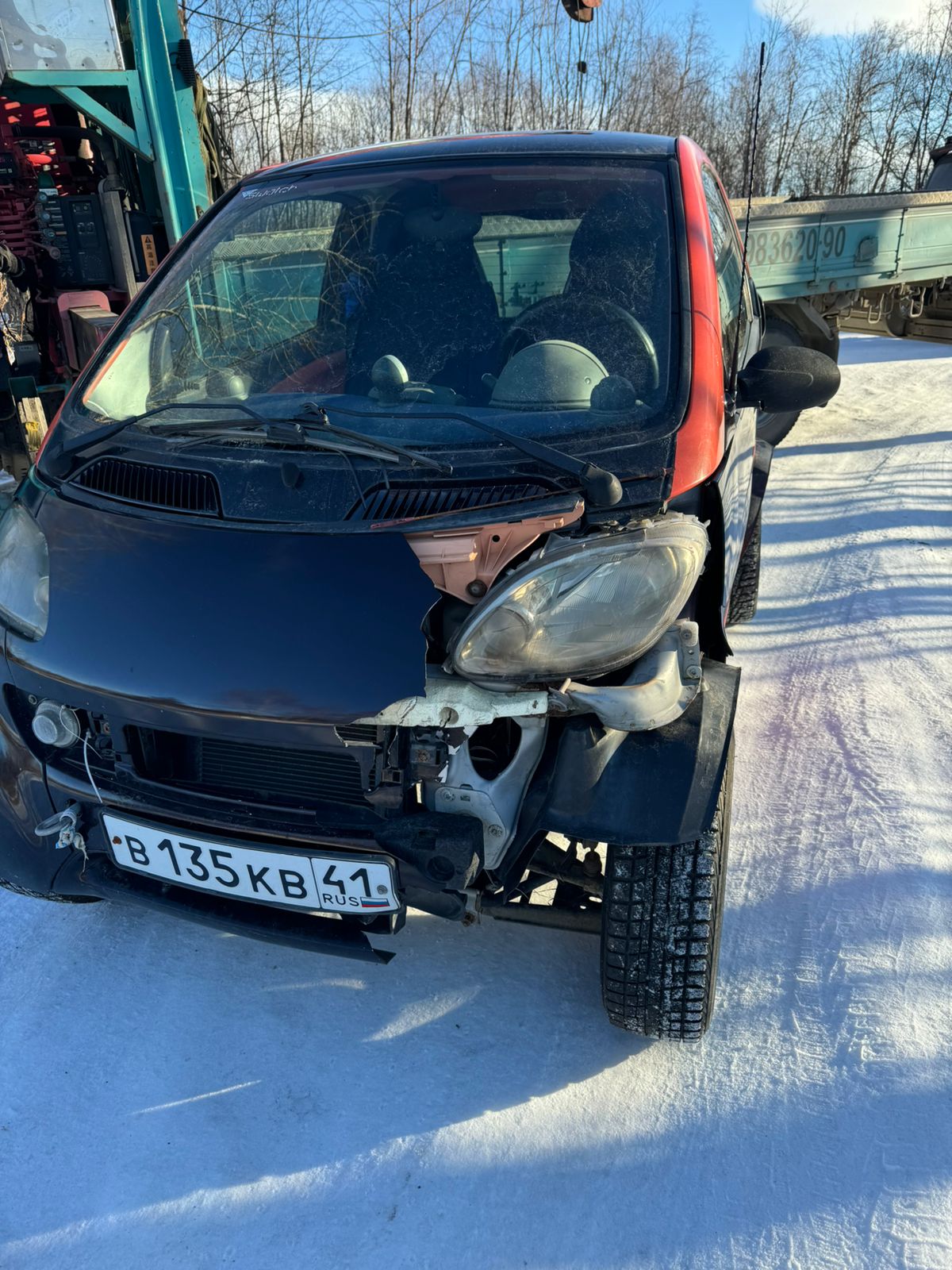 Автотранспортное средство "Мерседес-Бенс Смарт", г.р.з. В 135 КВ 41rus, 2001 г.в.