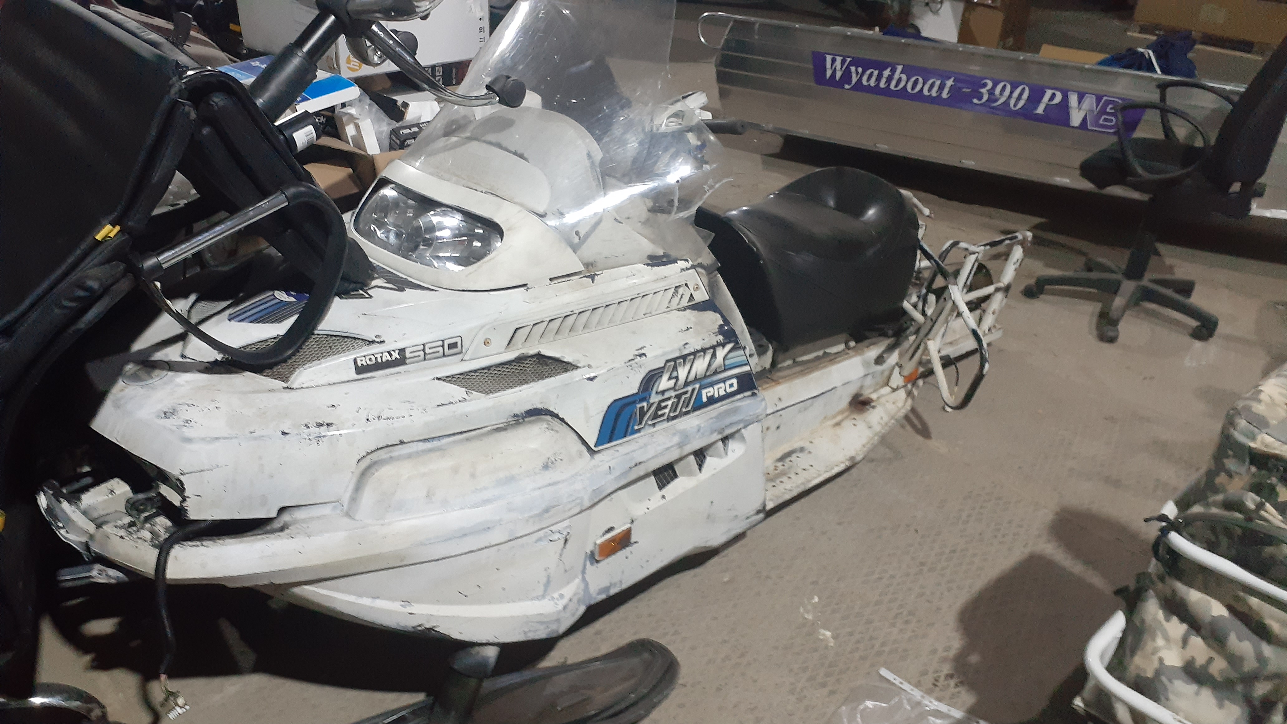 Транспортное средство Снегоход LYNX YETI PRO 550, 2008 года выпуска, заводской № машины (рамы) YH2SFU9A69R000358, двигатель № М6811619