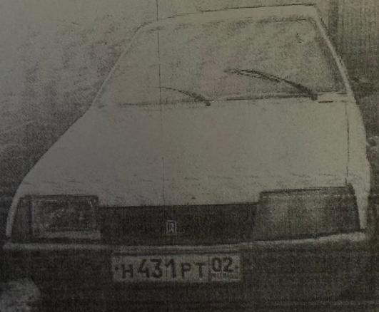 Автомобиль ВАЗ 21093, г/н Н431РТ02, 1999г.в., VIN: XTA210930Y2670492 №КУЗОВА XTA210930Y2670492 №ДВИГАТЕЛЯ 2787254