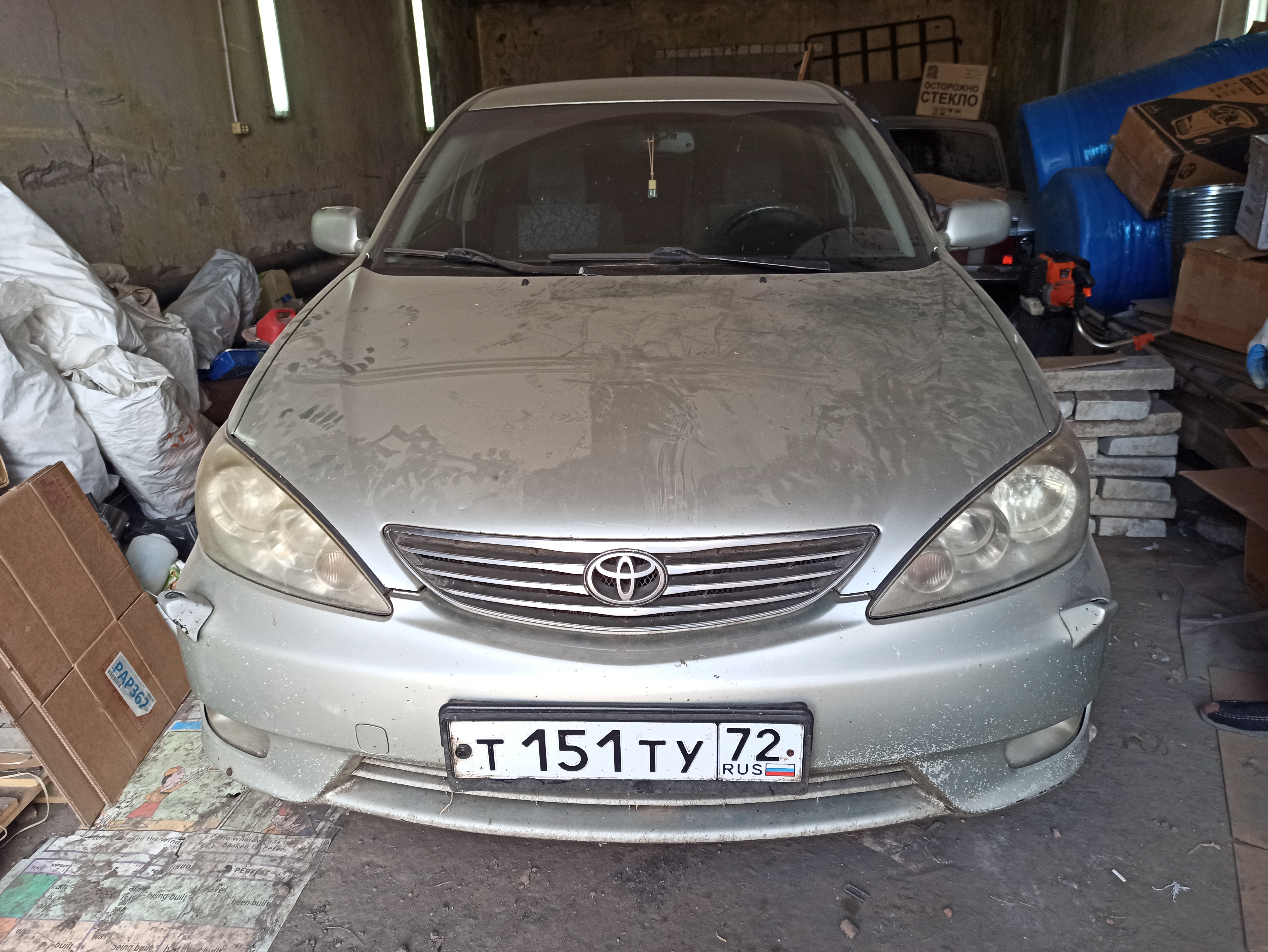 ЛОТ № 11. Автомашина, TOYOTA CAMRY легковой, марка, модель ТС: ТС TOYOTA CAMRY легковой, год изгот. ТС: 2005, VIN ITDBE38K903054316, модель, № двигателя 2AZ2001851, шасси №: отсутствует, кузов № JTDBE38К903054316, цвет: серебристый, мощность двигателя (л.с.) 152, государственный регистрационный знак: Т 151 ТУ 72.
