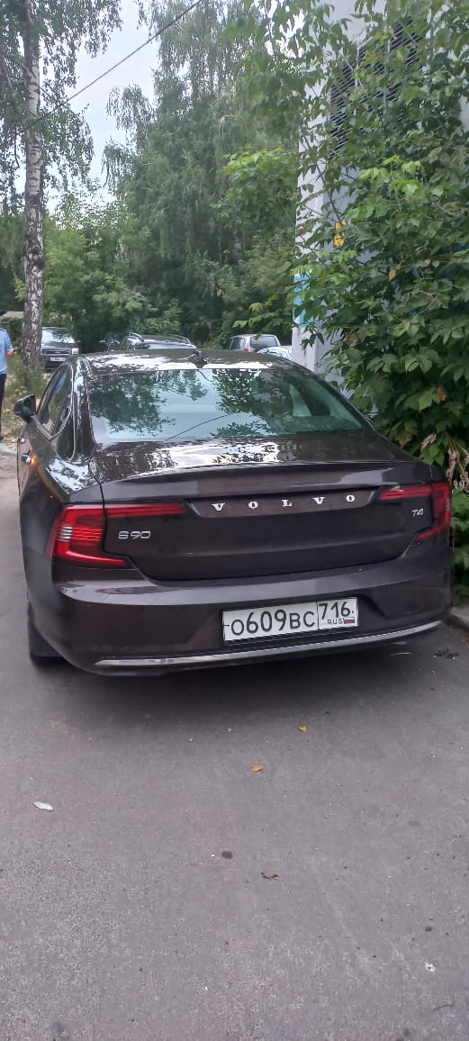 Volvo S90 PSALAD, 2021 г.в.. г/н О609ВС716, VIN: LVYPSALADMP101288.