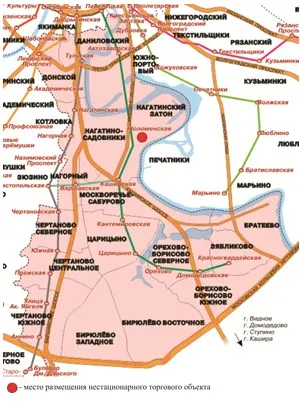 Нестационарный торговый объект "Павильон" по адресу: г. Москва, МГОМЗ «Коломенское», набережная (у Соколиного двора), специализация «Общественное питание» (НТО №133), площадью 27,5  кв. м
