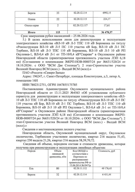 Древесина. Лот № 14.3
