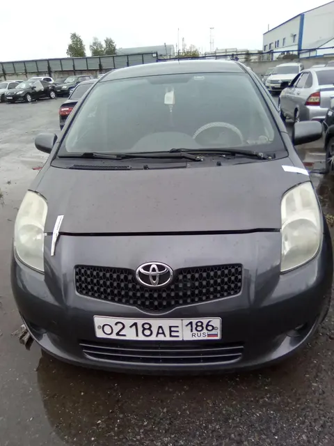 Автомобиль марки ТОЙОТА ЯРИС, г.р.з. О218АЕ186 VIN VNKKL983X0A232335, 2007г.в.  ТС имеет ограничения ФССП на регистрационные действия (ключи и документы отсутствуют, техническое состояние не проверялось, пробег не известен). Имущество продается в том виде, в каком оно есть, в случае продажи возврату/обмену не подлежит. За скрытые дефекты имущества Продавец ответственности не несет.