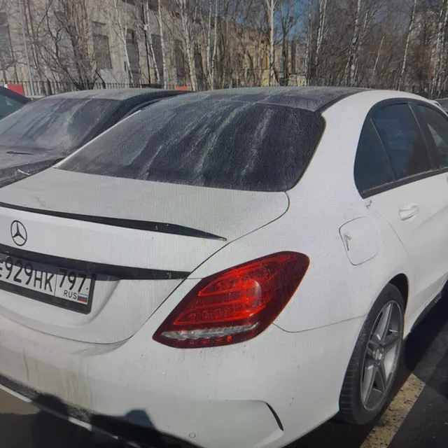 АМТС MERCEDES-BENZ С 200 4MATIC, 2016 г.в., г/н Е929НК797, цвет белый, VIN WDD2050431R207475